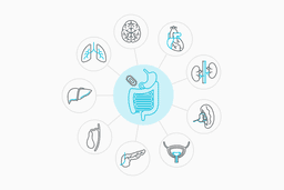 The small intestine governs biology throughout the body.  It senses microbes in the external environment and, depending on what it senses, is able to modulate biology throughout the body.